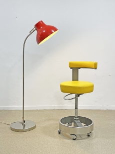SIEMENS sárga design guruló szék