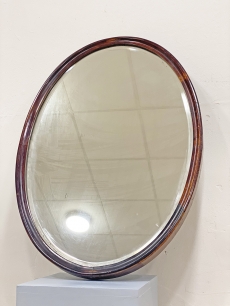 Gyönyörű ovális art deco tükör