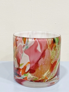 Finom színes, design üveg váza
