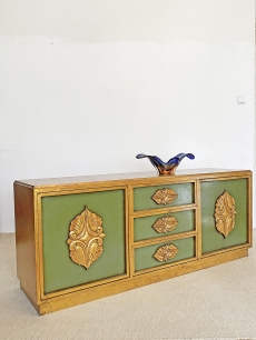 Extra, regency stílusú arany sideboard