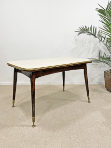 Mid-century modern kinyitható étkezőasztal