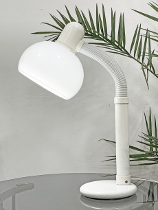 Fehér, retro íróasztali lámpa