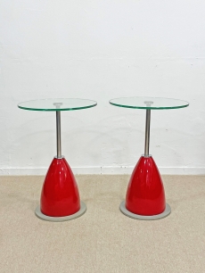Design üveg asztal, virág vagy szobortartó