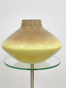 Hatalmas késő art deco Gránit ufo váza