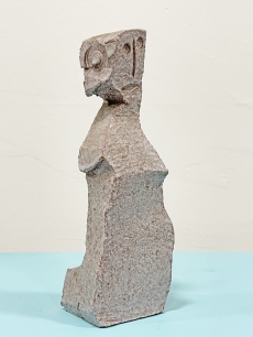 Charles Sucsan absztrak samott kerámia szobor