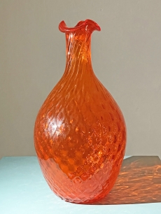 Narancs optikai üveg váza