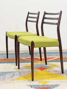 Bámulatos skandináv mid-century modern szék pár