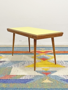 Jiri Jiroutek mid-century modern asztal, két szín lappal